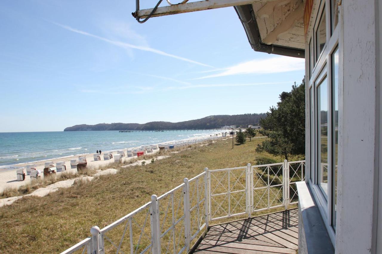 Aparthotel Ostsee Fewo 6 Balkon, Meerblick, Strand Binz Kültér fotó