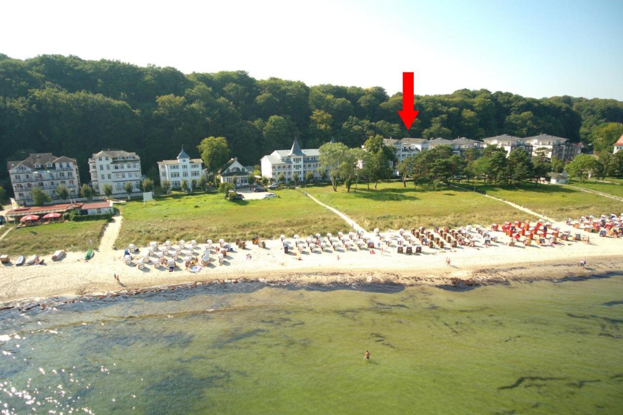 Aparthotel Ostsee Fewo 6 Balkon, Meerblick, Strand Binz Kültér fotó