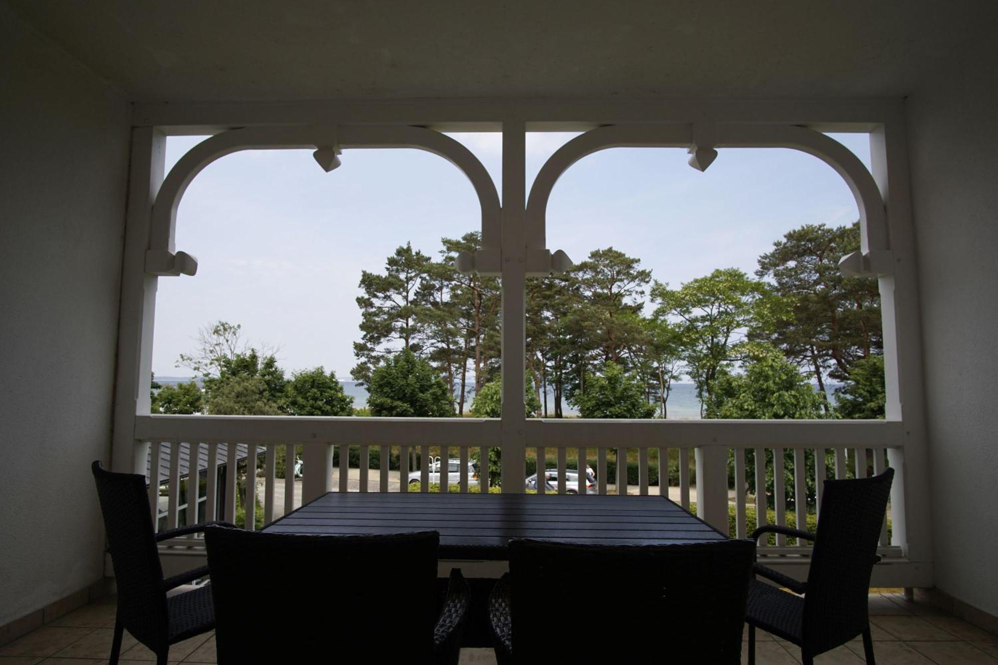 Aparthotel Ostsee Fewo 6 Balkon, Meerblick, Strand Binz Kültér fotó